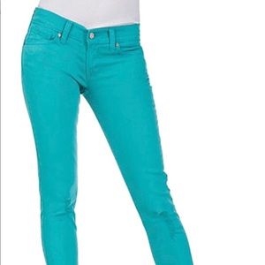 Levi’s 510 Super Skinny turquoise Size 28